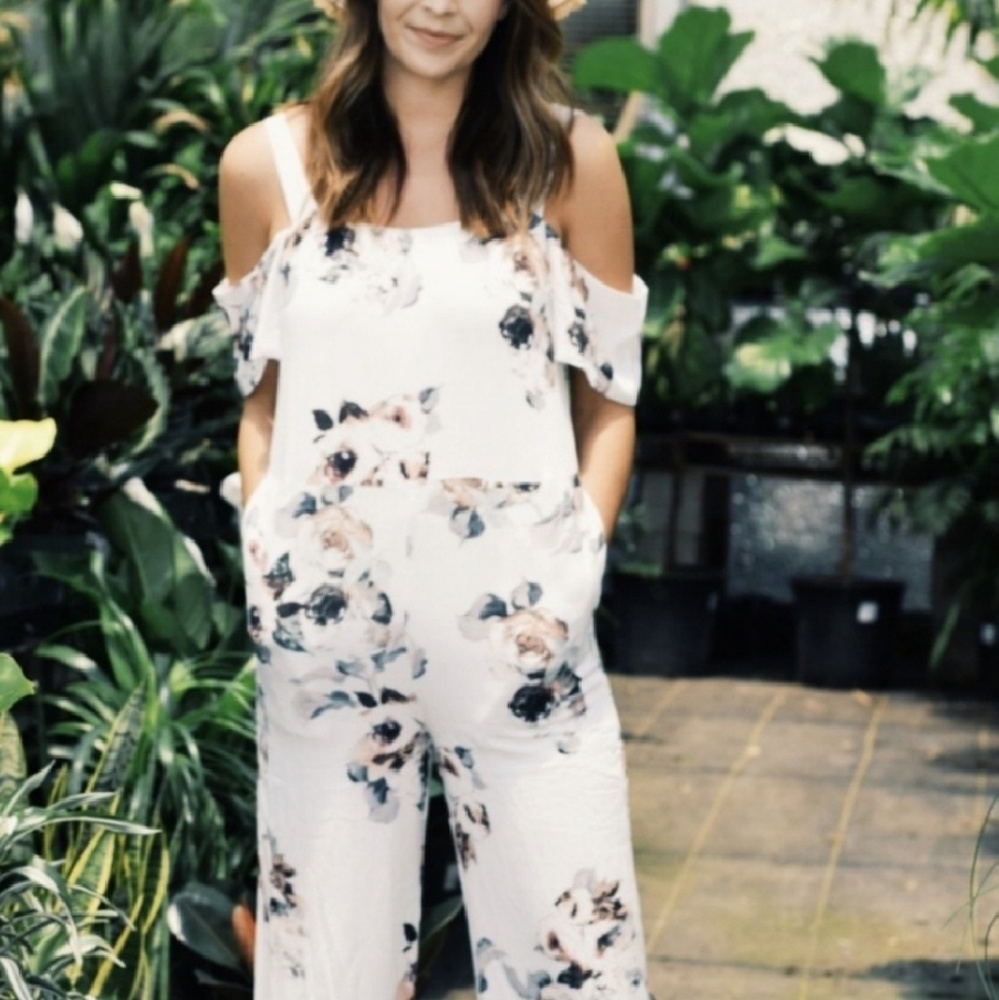 Floral jumpsuit